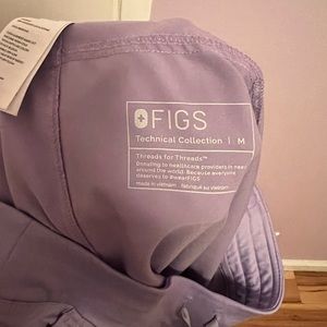 Lavender medium figs cargo scrub pants